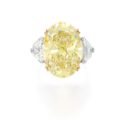 Fancy Intense Yellow Diamond And Diamond Ring Magnificent Jewels