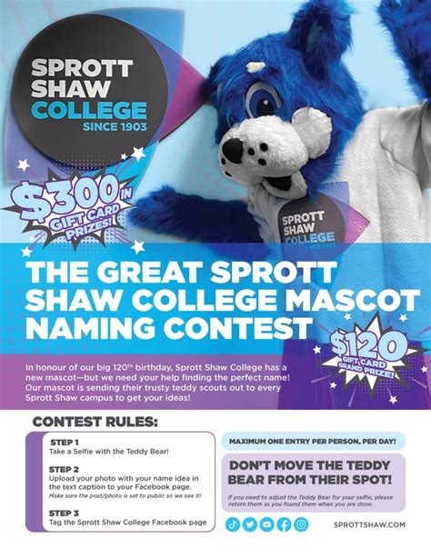 The Great Mascot Naming Contest Sprott Shaw College