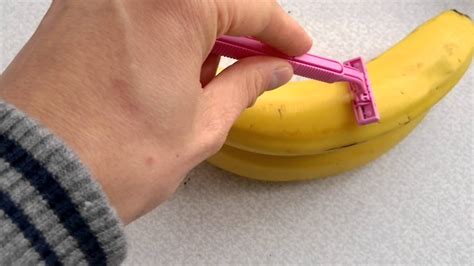How To Properly Shave A Banana Youtube