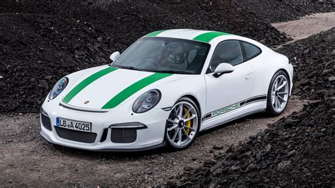 Image Porsche 2016 911 R White Cars Metallic 3840x2160