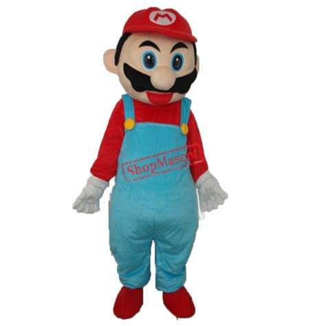 2nd Version Mario Mascot Adult Costume