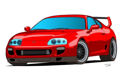 Toyota Supra Drawing Free Download On Clipartmag