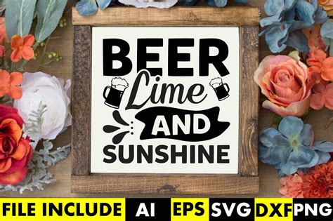 Beer Lime And Sunshine By Pacific Store Thehungryjpeg
