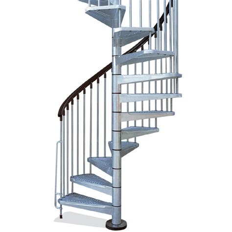 Arke Enduro 63 In X 10 Ft Gray Spiral Staircase Kit Staircase Design