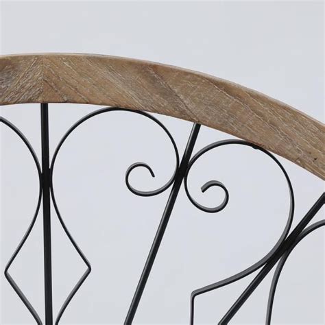 This lovely windmill wall decor is crafted from iron and finished in a distressed cream finish. Luxen Home Wood & Metal Roma Half Moon Wall Decor-WHA800 - The Home Depot | Angel wings wall ...