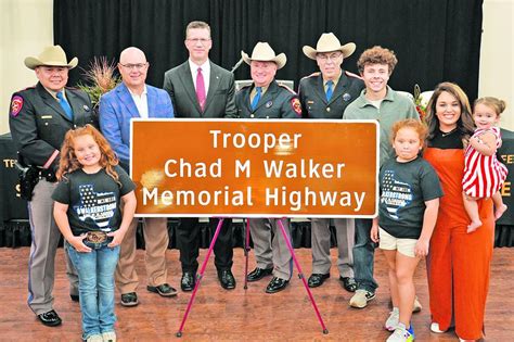 Dedication Ceremony Held For Fallen Dps Trooper Chad Walker Groesbeck