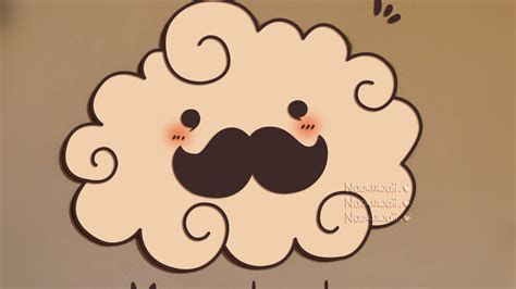 Kawaii Cute Mustache Wallpapers Wallpaper Cave