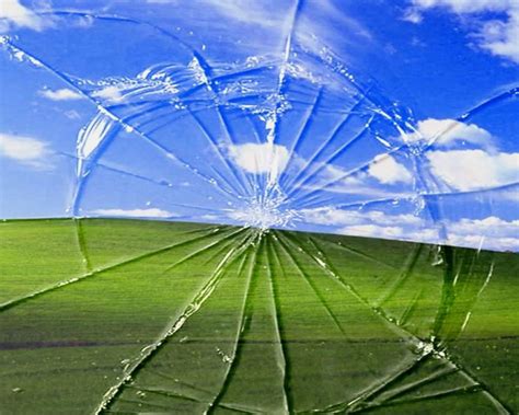 Free Download Broken Cracked Screen Windows Xp Wallpaper 1080p Hd