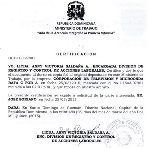 Modelo De Carta De Renuncia Laboral En Republica Dominicana Financial