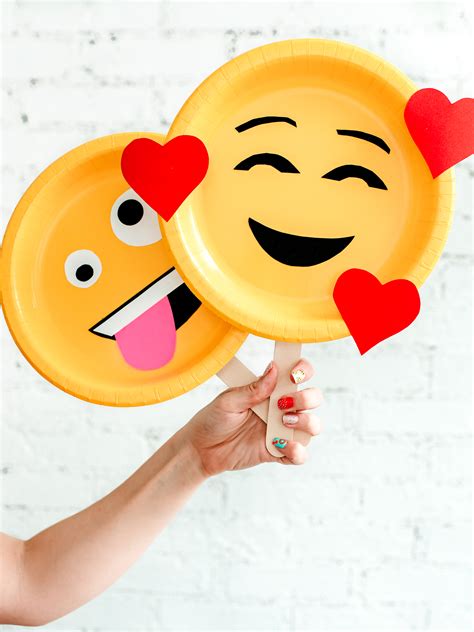 Paper Plate Craft For Kids Emoji Masks Crafts And Activities