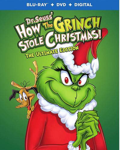 How The Grinch Stole Christmas 1966 Animated Dr Seuss Dvd Blu