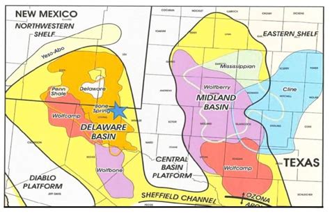 Map Of The Permian Basin World Map