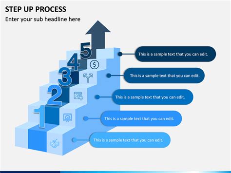 Step Up Process Powerpoint Template Ppt Slides