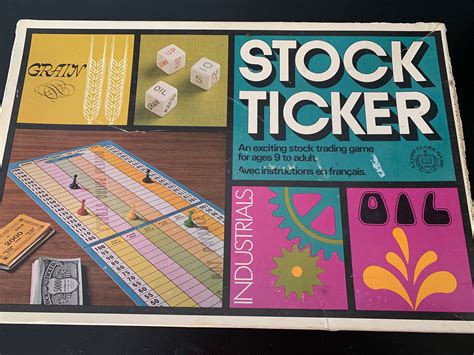 Stock Ticker Board Game Etsy Board Games Vintage Board Games