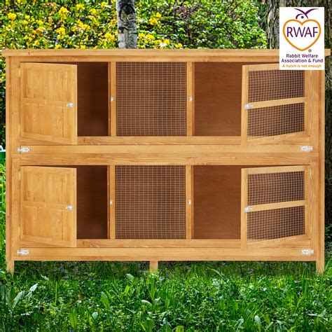 6ft Chartwell 2 Tier Rabbit Hutch For Keeping Your Pets Separate