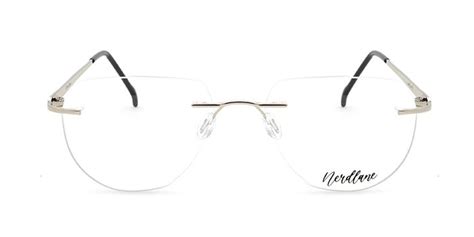 Nerdlane Clear Rimless Aviator Eyeglasses E10a5007 ₹1498