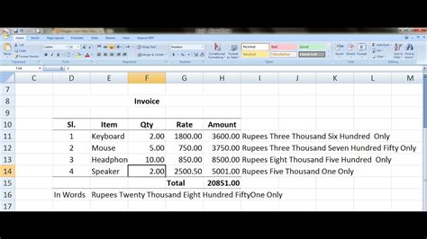 Excel Formula To Convert Numbers Or Digits Into Words In Rupees Hot