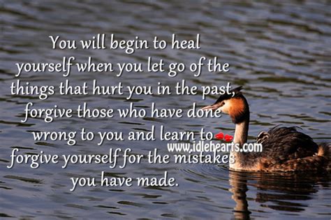 Learning To Forgive Yourself Quotes Quotesgram