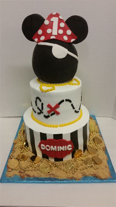Pirate Mickey! — Disney Themed Cakes | Disney themed cakes, Themed cakes, Cake decorating