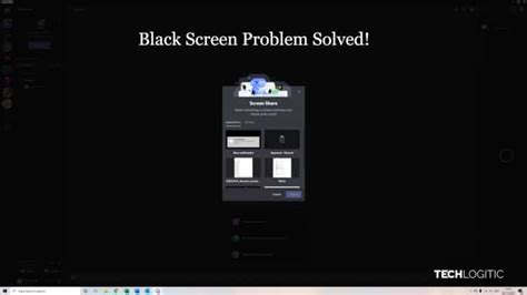 Discord Screen Share Black Screen Problem Solved In 7 Easy Solutions