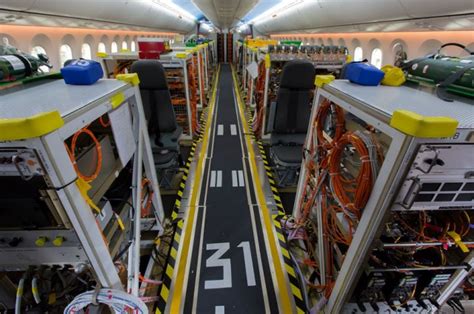 Photos Inside Boeings 787 9 Dreamliner Test Aircraft Airlinereporter