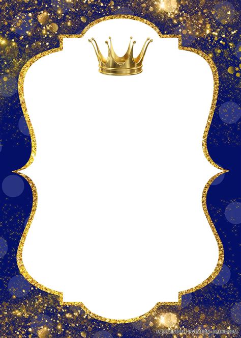 Royal Party Invitation Template