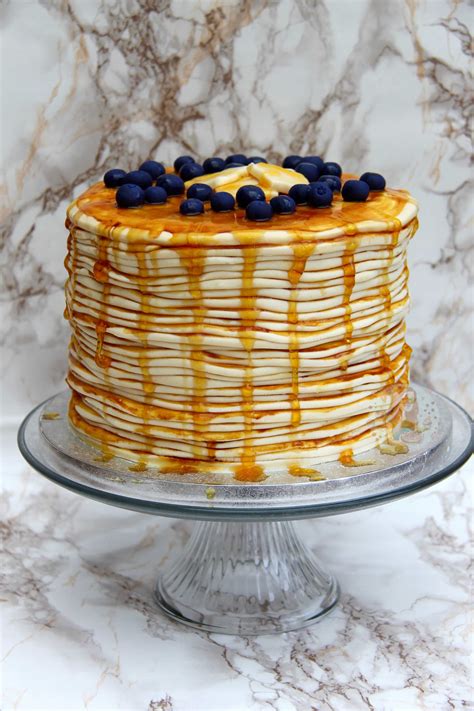 Lemon And Blueberry Pancake Cake Janes Patisserie