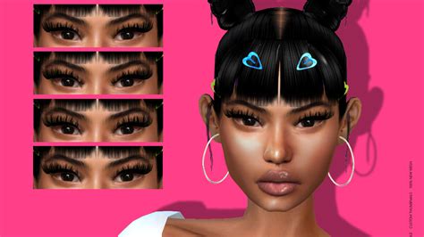 Imani Hair Badddiesims On Patreon Sims Hair Sims 4 Piercings Sims