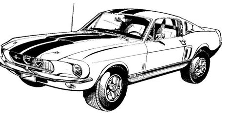 Classic Mustang Clip Art Clip Art Library