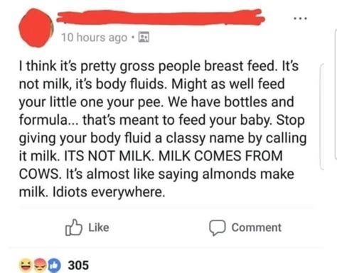 Breastmilk Is Just A Bodily Fluid R Badwomensanatomy