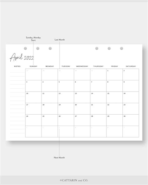 Planner Mensual Junio 2022 Gratis Imprimible Calendarios Imprimibles