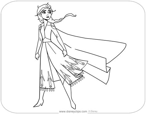 Frozen 2 Coloring Pages Elsa Wickedgoodcause