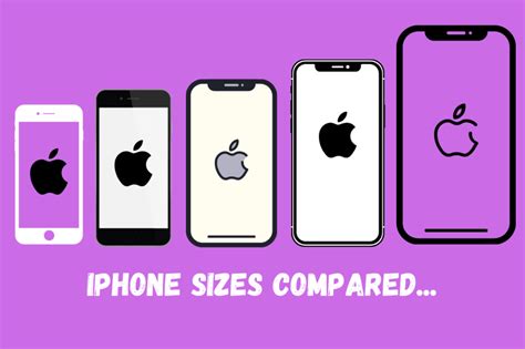 IPhone Size Comparison Chart Ranking Them ALL By Size