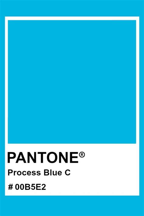 Pantone Process Blue C Pantone Color Hex Pms Blue Pantone Blue