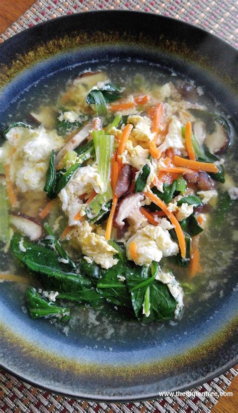 Yes, i said soup for breakfast. Gluten Free Spinach Egg Drop Soup | Egg drop soup, Spinach ...