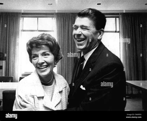 Nancy Reagan Ronald Reagan At The Governors Mansion In Sacramento California 5367
