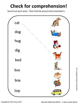 Kids Can! READ and WRITE! 2 and 3 Letter Words by Katy ...