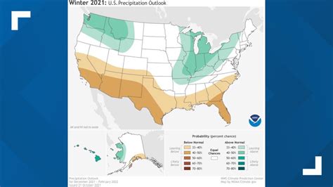 Noaa 2021 Winter Outlook Calls For Drier And Warmer Than Normal Winter For Central Texas