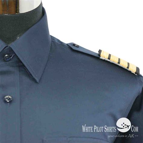 Navy Blue Pilot Shirts Made 2 Measure Pilot Uniform Shirts Tailor