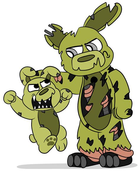 Springtrap And Plushtrap By Rustywolf14 On Deviantart