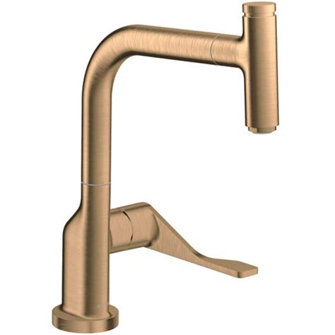 You may use this domain in literature without prior coordination or asking for permission. AXOR Citterio Brushed Bronze Pullout Spout Kitchen Sink ...