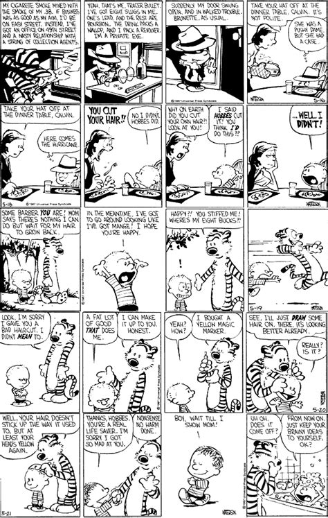 Calvin Knows What To Do You When You Get A Bad Haircut Rcalvinandhobbes