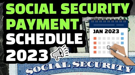 Social Security 2023 Increase Social Security Payment Schedule For