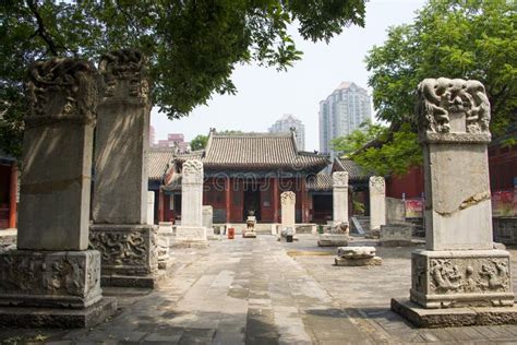 Asia China Beijing Dongyue Temple Landscape Architecture Stone