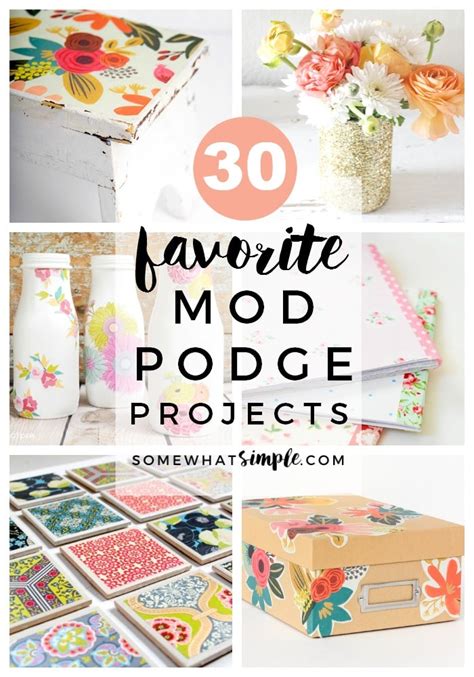 Top 10 Mod Podge Crafts Of All Time Mod Podge Projects