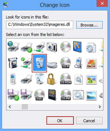 10 Recycle Bin Icon Windows 8 Images Change Windows 8 Recycle Bin