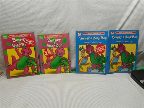 4 Vintage Coloring Books 75 Unused Barney And Baby Bop 1298 Picclick