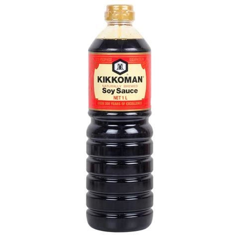 Kikkoman Soy Sauce 1 L Aromatic Soy Sauce That Is Perfect For All
