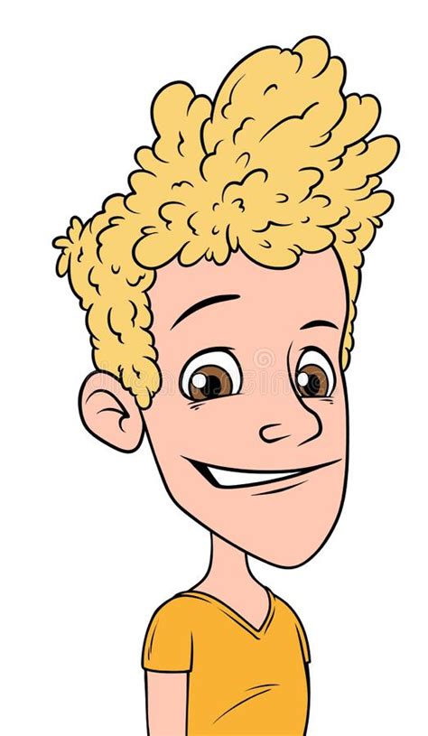 Cartoon Head Blonde Guy Stock Illustrations 228 Cartoon