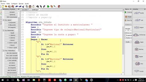 16 Algoritmos Con Pseint Estructuras Condicionales Sentencia
